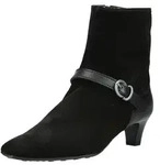 Hispanitas Stiefelette Stiefelette Veloursleder - Schwarz - 36