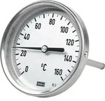 Riegler Bimetallthermometer, G 1/2 hinten, L=100, &Oslash; 100, 0 &deg;C bis 160 &deg;C