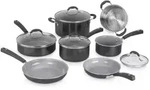 Cuisinart Ceramica XT 11-teiliges Kochgeschirrset - Schwarz