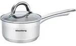 KLAUSBERG KB-7134 2,1L 18cm Bratpfanne mit Deckel - Silber