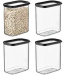 Mepal MODULA Vorratsdose 1500 ml 4er Set schwarz - Schwarz