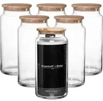 Ritzenhoff & Breker Varu Vorratsglas 1,2 l 6er Set