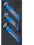 BGS technic Tool Tray 1/3: L-Type Wrench Set, 1370 mm, 1,37 kg