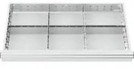 STIER Schubladeneinteilung Metalleinteilung BLH 150/175 mm Innenma&szlig; 800x450 mm...