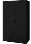 Metall-B&uuml;roschrank JAN II D600 1150 x 1850 x 600 mm schwarz