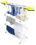 EASYmaxx 16467, W&auml;schest&auml;nder, Kunststoff, Stahl, Wei&szlig;, 8 m, 10 kg, 6 Regale...