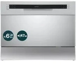 homeX GST6AD-S Tischgeschirrsp&uuml;ler, Mini Geschirrsp&uuml;ler - 6 Programme,