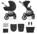 Kinderkraft PRIME 3 2-in-1 Kinderwagen Babywanne + Sportsitz, leicht, klappbar...