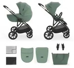 Kinderkraft PRIME 3 2-in-1 Kinderwagen Babywanne + Sportsitz, leicht, klappbar...