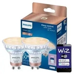 Philips Smarte LED-Glaslampe GU10, 345 lm, 2er-Pack, Wi-Fi/Bluetooth, Wi-Fi 4