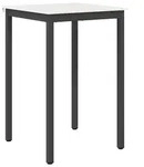 vidaXL Bartisch Wei&szlig; 70 x 70 x 105 cm Massives Kiefernholz - Wei&szlig;