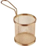 APS 40601 Servier-Frittierkorb SNACKHOLDER, Edelstahl, &Oslash; 9 cm, H&ouml;he 8,5 cm,