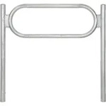 Fahrradanlehnb&uuml;gel 115 x 124 cm Stahl feuerverzinkt &Oslash; 60 mm Einbetonieren