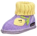 Haflinger Hausschuhe Hausschuhe Wolle - Violett - 23