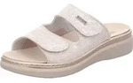 Rohde Damen Pantolette Leder Klettverschluss Muster Wechselfu&szlig;bett Abano 5224,