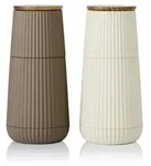 AdHoc Set Pfeffer- und Salzm&uuml;hle Scape, dark beige&light beige, CeraCut&reg; Ceramic