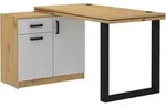 Masseno Schreibtisch MALTESA 138x67x78,1 cm B&uuml;rotisch Computertisch, Eiche...