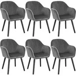 WOLTU 6X Esszimmerst&uuml;hle K&uuml;chenstuhl Wohnzimmerstuhl Design Stuhl...