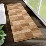 Tapiso L&auml;ufer Anti Rutsch Modern Braun Wohnzimmer 100 x 600 - Braun