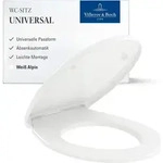 Villeroy & Boch Universal WC-Sitz - Toilettendeckel Wei&szlig; mit Absenkautomatik -...