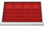 STIER Schubladeneinteilung Kleinteilek&auml;sten BLH 100 mm Innenma&szlig; 600x450 mm 32...