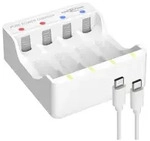ANSMANN Pure Power Lademodul, inkl. USB-C Ladekabel und LED-Anzeige - Wei&szlig;