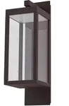 Lucande LED-Au&szlig;enwandlampe Ferdinand, rost, Metall, IP54 - Braun