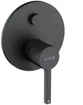 Kludi Nova Fonte UP-Wannen-/Brause-EHM Push-Set m. Funktionseinheit, Schwarz, 1...