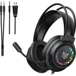 ONIKUMA X92 Gaming Headset Schwarz RGB - Schwarz