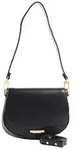 Ted Baker Leder Schultertasche Kkhayla Lock Detail Shoulder Bag Black schwarz -