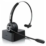 CSL - kabelloses Headset mit Ladestation - Mono Bluetooth Headset mit Mikrofon...