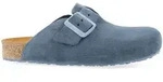 Haflinger Porto Uni Lederclog mit Korkfu&szlig;bett Blau (Jeans), 819086-1751 - Gr....