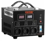 VEVOR 5000W Spannungswandler Transformator AC 110V⇋220V Transformer Wandler 3x US