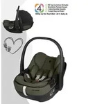 ABC Design Calla i-Size Babyschale / 0 bis ca. 13 kg, Farbe Kinderwagen:Olive