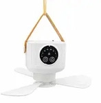 Portabler Akku Ventilator zum H&auml;ngen mit Licht & Fernbedienung Outdoor Camping
