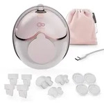 Kinderkraft MAMAFLOW elektrische Einzelmilchpumpe, kabellos, tragbar, 4 Modi, 9