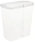 vidaXL M&uuml;lltonne Wei&szlig; 48,5 x 28 x 51 cm PP - Wei&szlig;