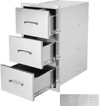 VEVOR K&uuml;chenschubladen Outdoor Schubladenschrank (47 x 57 x 57 cm) mit...