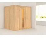 Karibu Sauna Innensauna Fanja Fronteinstieg ohne Zubeh&ouml;r 196x151x198 cm ohne