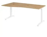 b&uuml;m&ouml; Schreibtisch Serie-XB - Nachbildung: Asteiche, Gr&ouml;&szlig;e: 180 x 100 cm,