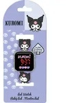 KIDS EUROSWAN Kuromi LED-Digitaluhr KU00001 91714 - Lila