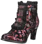 Laura Vita Stiefelette Stiefelette Leder/Textil - Rot - 36