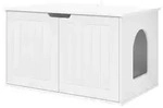 vidaXL Katzenhaus Wei&szlig; 85 x 55 x 50,5 cm Holzwerkstoff - Wei&szlig;