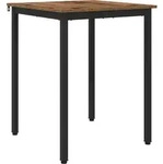 vidaXL Esstische 60 x 60 x 75 cm Holzwerkstoff Eichenholz Quadratisch - Braun