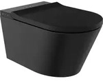 SCH&Uuml;TTE Dusch-WC, Schwarz, sp&uuml;lrandlos, mit WC-Sitz - Schwarz
