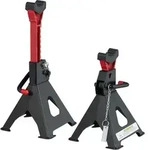 Relaxdays Unterstellbock 2er Set, 29-42 cm, Wagenheber h&ouml;henverstellbar, 3t