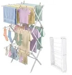 Relaxdays W&auml;schest&auml;nder klappbar, 27 Stangen, HBT: 115 x 53,5 x 52 cm, Metall,