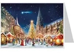 Postkarten-Adventskalender Freiburg
