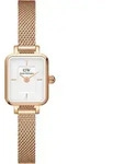 Nur Zeit Daniel Wellington Ros&eacute;gold Kollektion Quadro - frau - Wei&szlig;/Gold