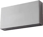 Lindby LED-Au&szlig;enwandlampe Jarte, silber, Metall, 17cm, IP54 - Silber
